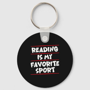 Porte-clés Citation drôle d'amateur de livre lire la motivati