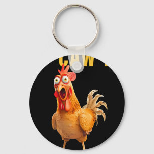 Porte-clés Citation drôle de poulet humour coq mème disant Qu