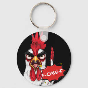 Porte-clés Citation drôle de poulet humour F-caw-f Coq Meme _
