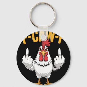 Porte-clés Citation drôle de poulet humour F-caw-f Coq Meme _