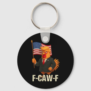 Porte-clés Citation drôle d'humour de poulet Coq Meme Anti-tr