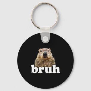 Porte-clés Citation drôle frère Groundhog Amoureux des animau