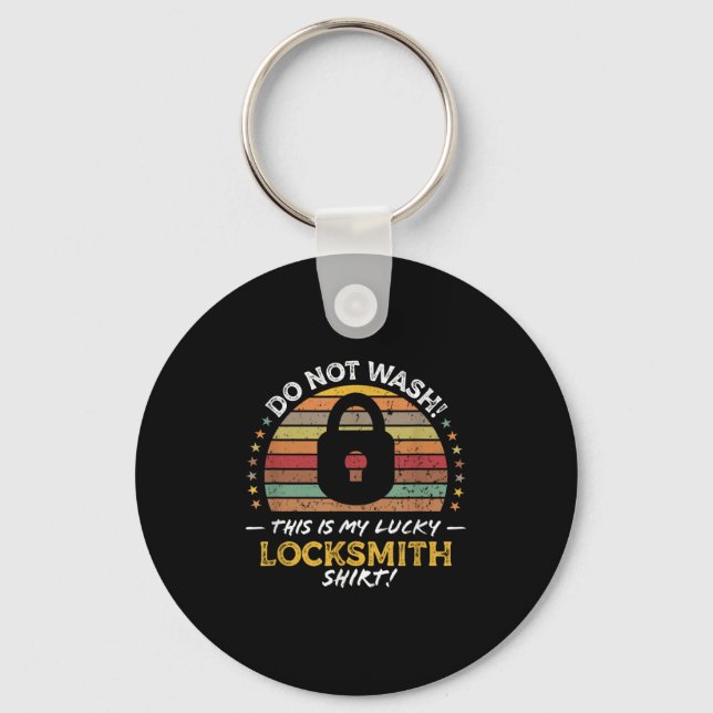 Porte-clés Citation drôle Locksmith, Graphique Lock Picker (Recto)