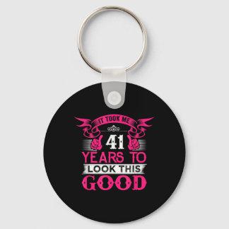 Porte-clés Citation drôle pour 41 ans Graphiques 41ème annive