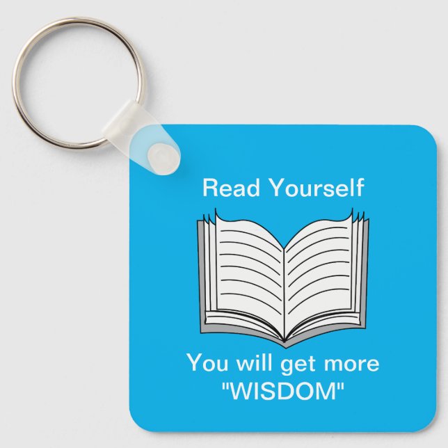 Porte-clés Citation Inspirante à Lire Vous-Même (Recto)