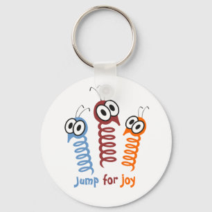 Porte-clés Citation mignonne pour sauter de joie drôle