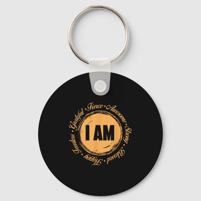 Porte-clés Citation Motivationnelle Inspiration Positive Dire (Recto)
