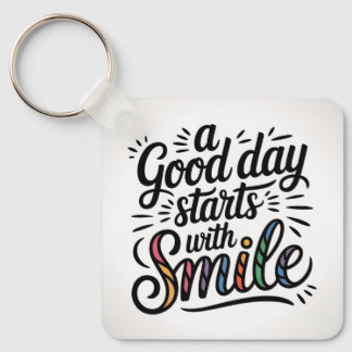Porte-clés Citation positive