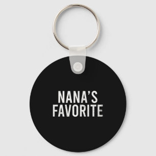 Porte-clés Citation préférée de Nanas pour bébé petit-enfant