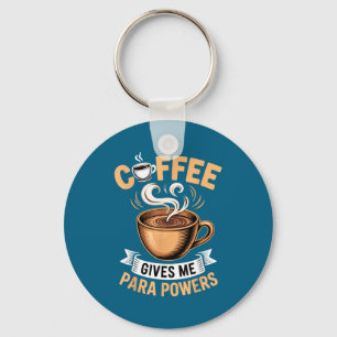 Porte-clés Citation Rétro Café Me Donne Des Vers Wers Drôle À