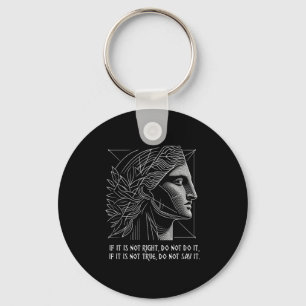 Porte-clés Citation stoïque Rhea Ancienne déesse grecque