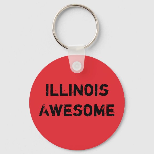 Porte-clés Citation Superbe Illinois  (Recto)
