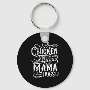 Porte-clés Citer Les Poulet Nugs Et Les Mama Hugs Pour L'Amou