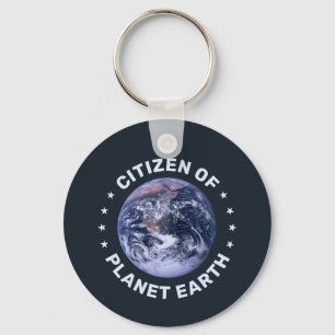 Porte-clés Citoyen de Planet Earth Porte - clé