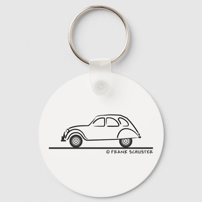 Porte-clés Citroen 2CV (Recto)
