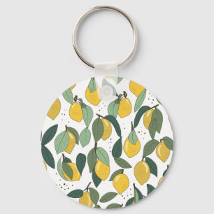 Porte-clés Citron Tropical : Vintage clair sans joint