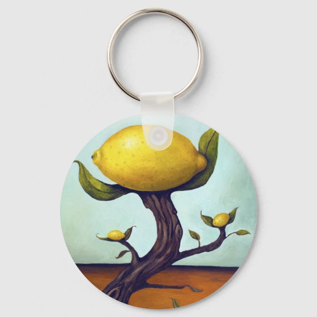Porte-clés Citronnier surréaliste (Recto)