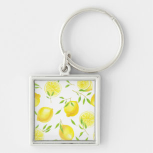 Porte-clés Citrons et feuilles