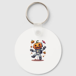 Porte-clés Citrouille Astronaut � Éffrayant Space Explorer