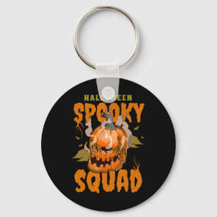 Porte-clés Citrouille Crâne Halloween Éffrayant Squad Graphis