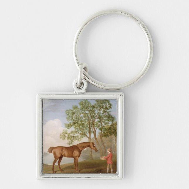 Porte-clés Citrouille de George Stubbs | avec un Stable-Jeune (Devant)