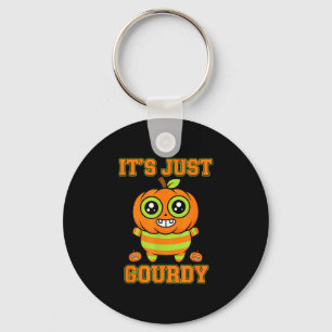 Porte-clés citrouille de Halloween gourdy design mignon jack
