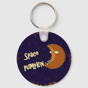 Porte-clés citrouille d'espace