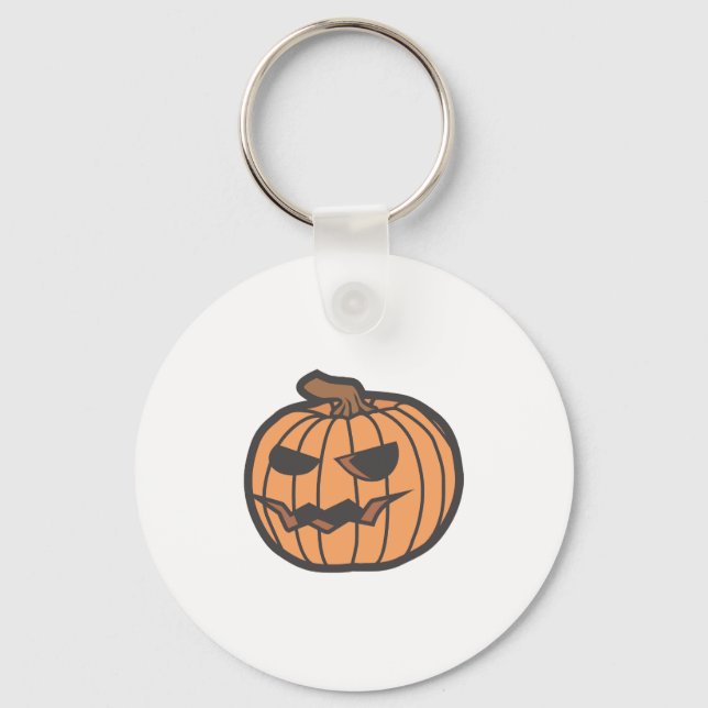 Porte-clés Citrouille d'Halloween (Recto)