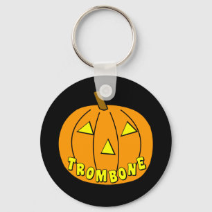 Porte-clés Citrouille d'Halloween Trombone