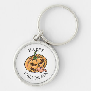 Porte-clés Citrouille drôle de Jack O Lantern Halloween