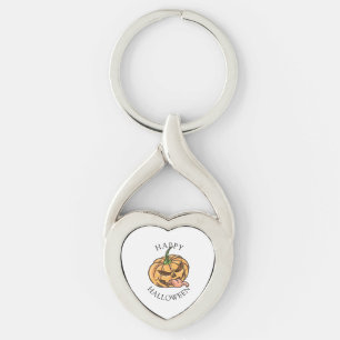 Porte-clés Citrouille drôle de Jack O Lantern Halloween