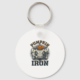 Porte-clés Citrouille Fer Vintage Bodybuilding Design Hallowe