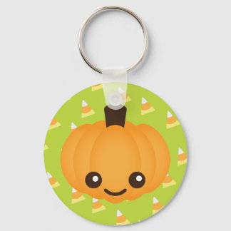 Porte-clés Citrouille Kawaii