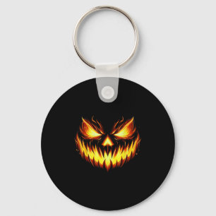 Porte-clés Citrouille sculptée visage de Jack O Lantern effra