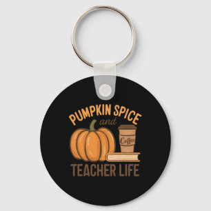 Porte-clés Citrouille Spice Et La Vie De L'Enseignant Hallowe
