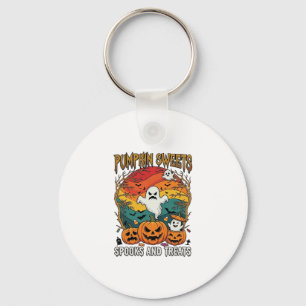 Porte-clés Citrouille Sucreries Fantômes Friandises Halloween