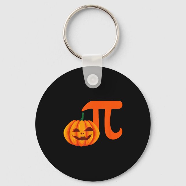 Porte-clés Citrouille tarte jack o lanterne halloween maths d (Recto)