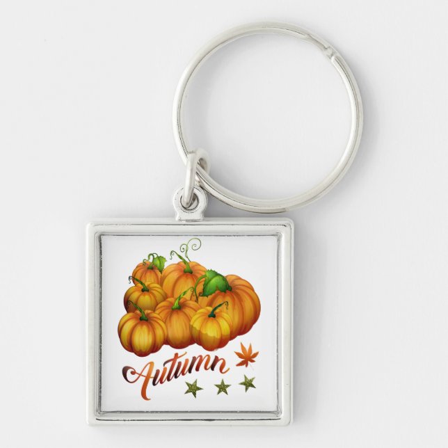 Porte-clés Citrouilles d'automne     (Devant)