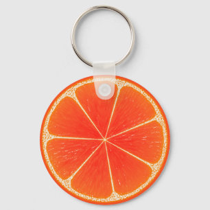 Porte-clés Citrus Blood Orange Fruit Slice