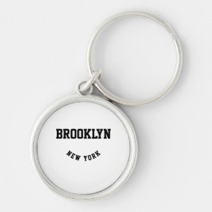 Porte-clés City and State Custom Location Keychain