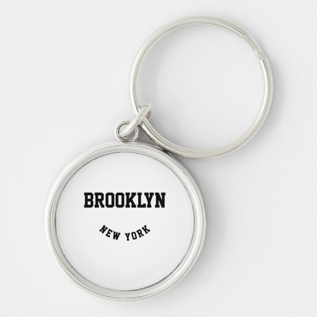 Porte-clés City and State Custom Location   Keychain (Devant)