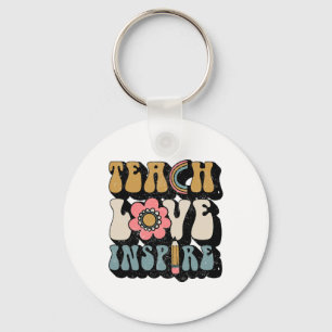 Porte-clés Ck To School Enseigner L'Amour Inspirer Les Enseig