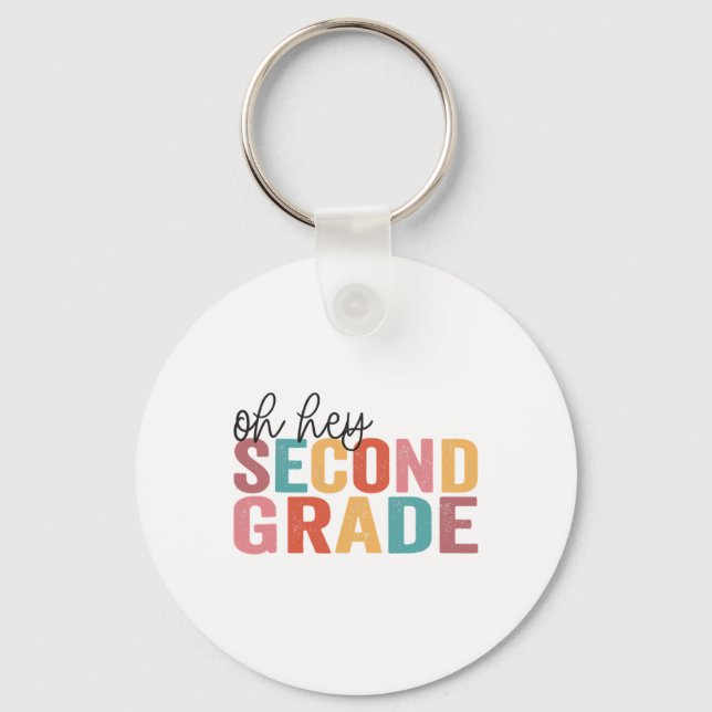 Porte-clés Ck To School Students Teacher Oh Hey 2nd Second Gr (Recto)