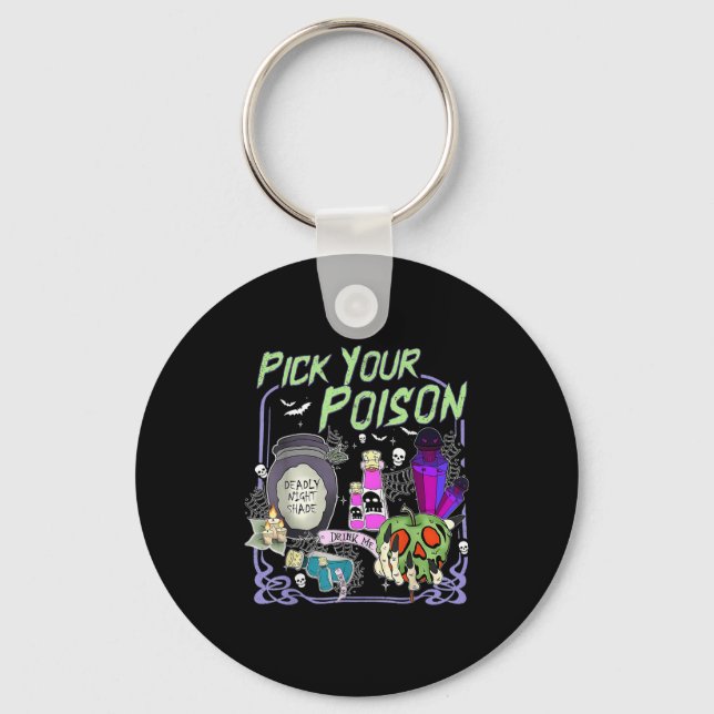 Porte-clés Ck Your Ison Buvez-Moi Halloween Witch Party (Recto)