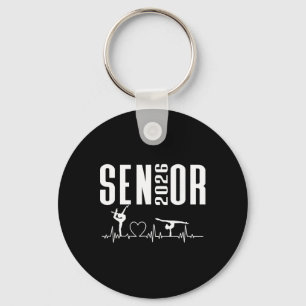 Porte-clés Cl de 2026 Senior Gymnastique Thème Gymnaste Batte