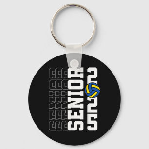 Porte-clés Cl Of 2025 Graduation Senior Volleyball Joueur Gar