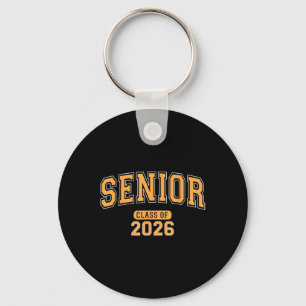 Porte-clés Cl Senior De 2026 Graduation Arched Orange Letters