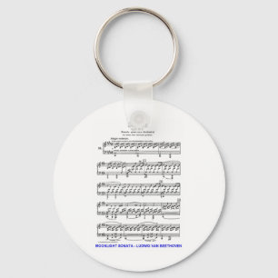 Porte-clés Clair de Lune-Sonate-Ludwig-Beethoven