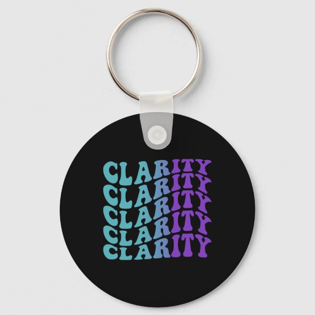 Porte-clés Clairance Prévention du suicide Sensibilisation à  (Recto)