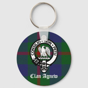 Porte-clés Clan Agnew Tartan Crest